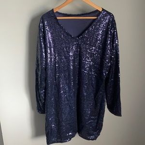 NWT Bombax Women’s Plus Mini Dress Blue